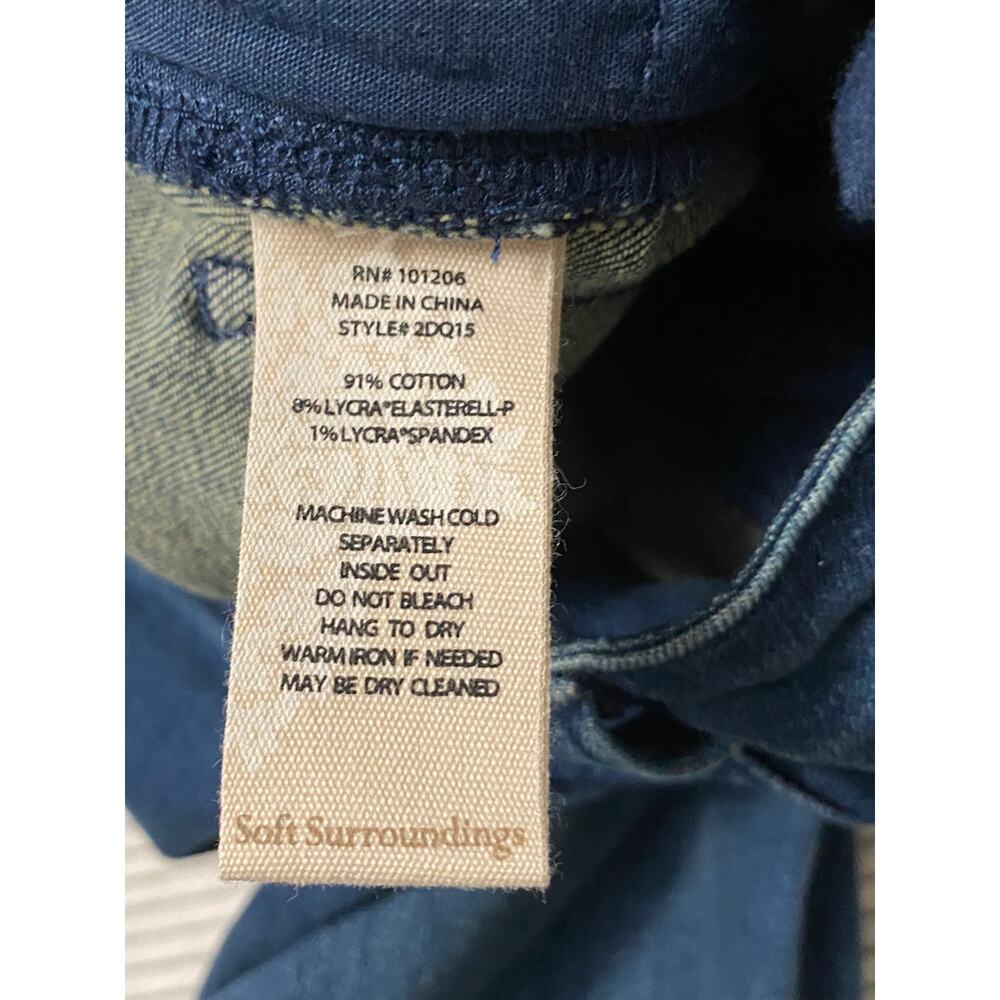 Soft Surroundings Ultimate High Rise Bootcut Strech Jeans Womens Size 10 Casual - Picture 4 of 10